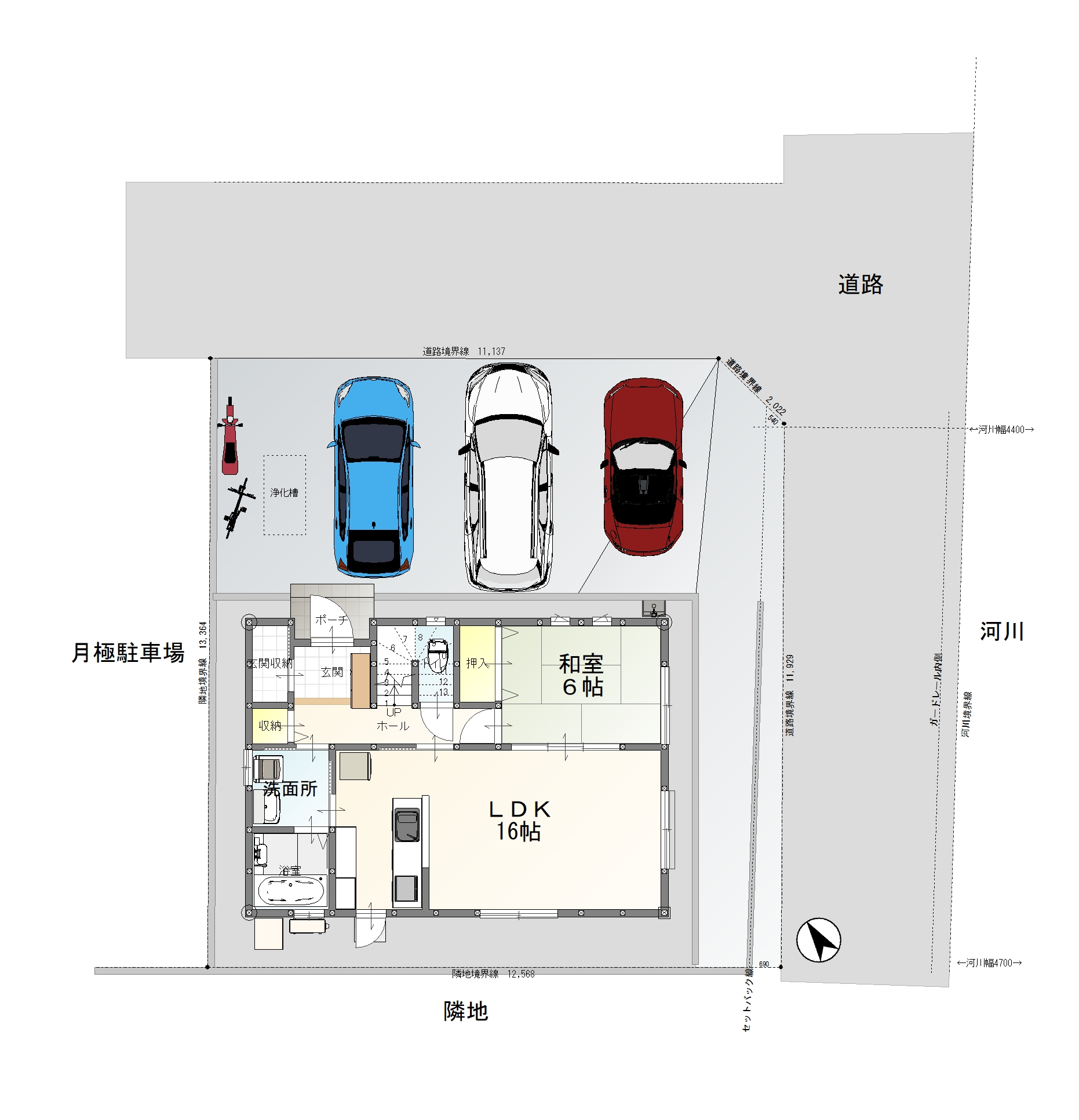 建物配置図
